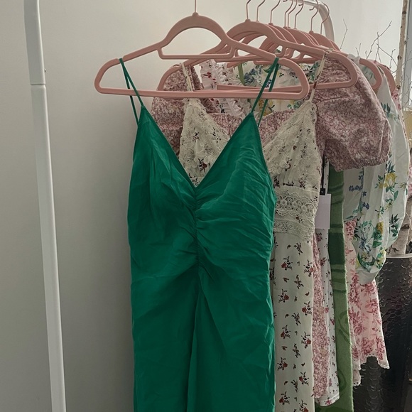 Zara emerald maxi slip dress - Picture 3 of 3
